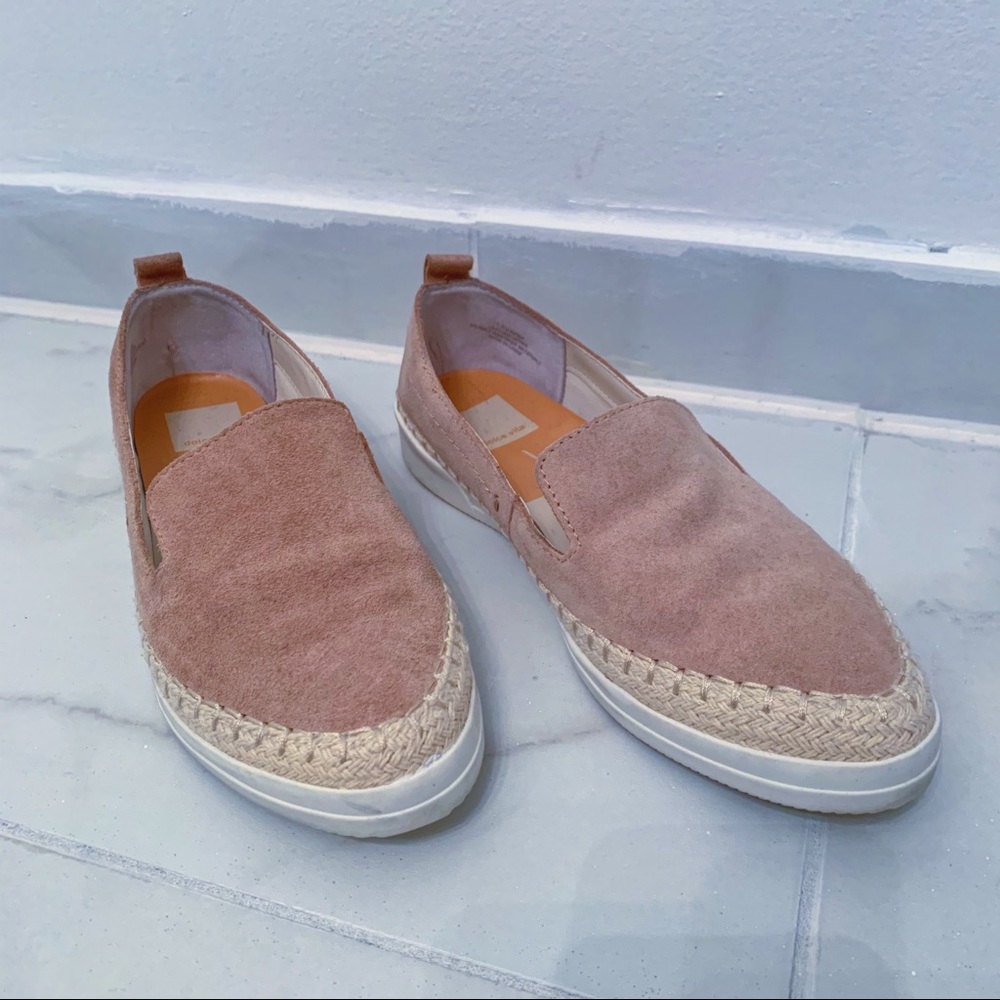 Dolce Vita tan suede flat